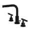 Kingston Brass FSC8955CML Manhattan Widespread Bathroom Faucet W/ Brass Pop-Up, Bronze FSC8955CML - alternate 1